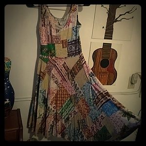 Patchy Hippie Dress